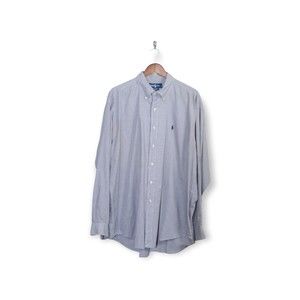 Ralph Lauren Long Sleeve Blake Shirt Houndstooth Men's XL 100% Cotton
